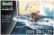 [사전 예약] 05154 1/350 German U-Boot Type VIIC/41