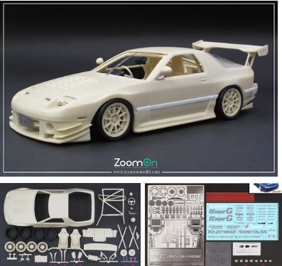 Z224 1/24 RE雨宮 Mazda RX-7 (FC3S) part set for Aoshima