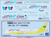[사전 예약] 20-777-50 1/200 Jin Air 777-200s