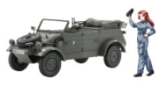 [사전 예약-1월] HSGSP724 1/24 Pkw.K1 Kubelwagen Type 82 Early Model Mikumo Shiranagi w/Figure