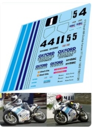 [사전 예약] TBD1195 1/12 Decals for Ducati 888 TT Race 1993 R. Dunlop M. Farmer TB Decal TBD1195