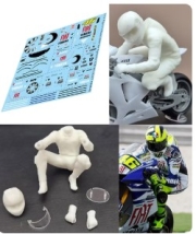 [사전 예약] TBM49 1/12 Figure With Decals for Yamaha YZR M1 2007 V Rossi Beemax TBM49