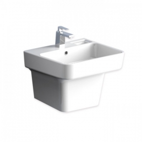 [로얄엔코] ROYAL&CO 평면붙임사각세면기(6L) 비누받침 포함 RWL709-1H