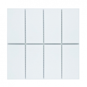 직각 모자이크 G68-WHITE-M / 모자이크타일 / 288 * 280 / 무광 / 1Box 13장 1㎡