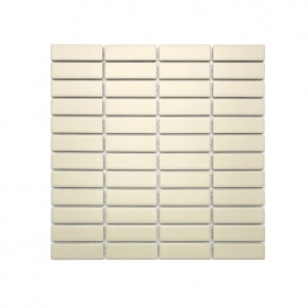 직각 모자이크 G72-IVORY-M / 모자이크타일 / 300*300 / 무광 / 1Box 11장 1㎡