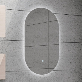 양타원 LED 조명거울 500*800