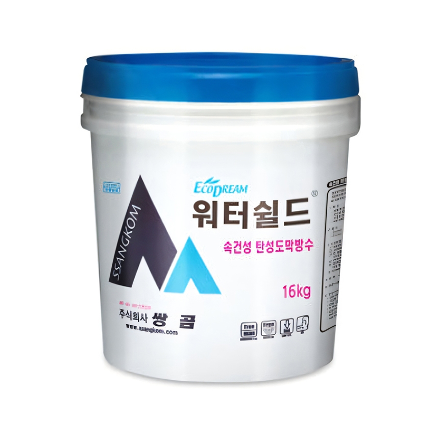 [쌍곰] 워터쉴드 탄성 도막방수제 16Kg