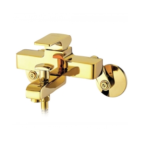 [다인이엔지] 욕실 네모 샤워수전 DB411RG 리얼골드