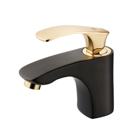[비케이] 욕실 원홀수전 BK 6021GB 골드 블랙