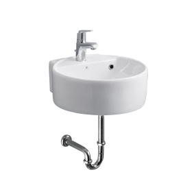 [로얄엔코] ROYAL&CO 평면 붙임 원형 세면기 RWL-005-1H