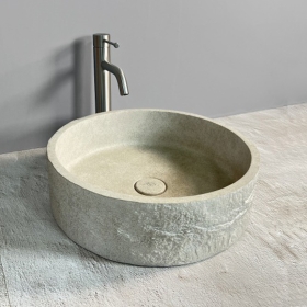 콘크리트 스톤 원형 탑볼 세면기 109D1