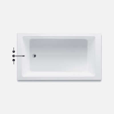 [인터쿠아] 매립형 아크릴 욕조 스페치오 1600 x 900mm (수납형 에이프런 포함)