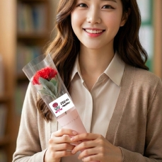 카네이션 한송이 포장 비누꽃 ( 졸업 어버이날 스승의날 학교 행사 )  fm_010  사업자 로그인
