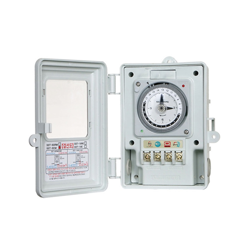 SST-60RM, 24시간용 타임스위치, 소형간판용, 2400W, 충전식