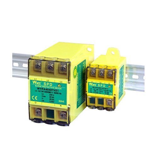 운영 서지보호기(SPD) 삼상N접지형 AC220~660V WYPA4040T380 (삼상 N접형-4W+G- (DIN-Rail 취부겸용) Type)