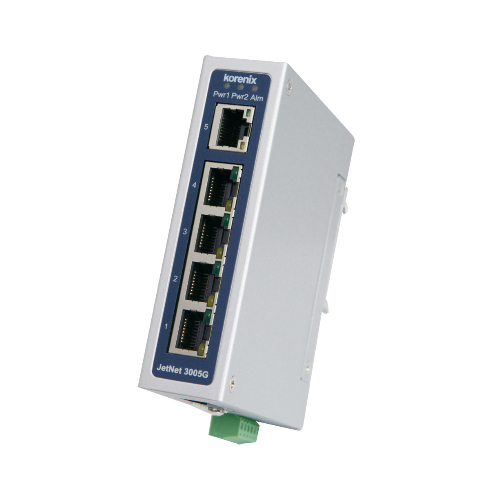 JetNet 3005G Industrial 5-port Full Gigabit Ethernet switch / 코레닉스 이더넷 스위치