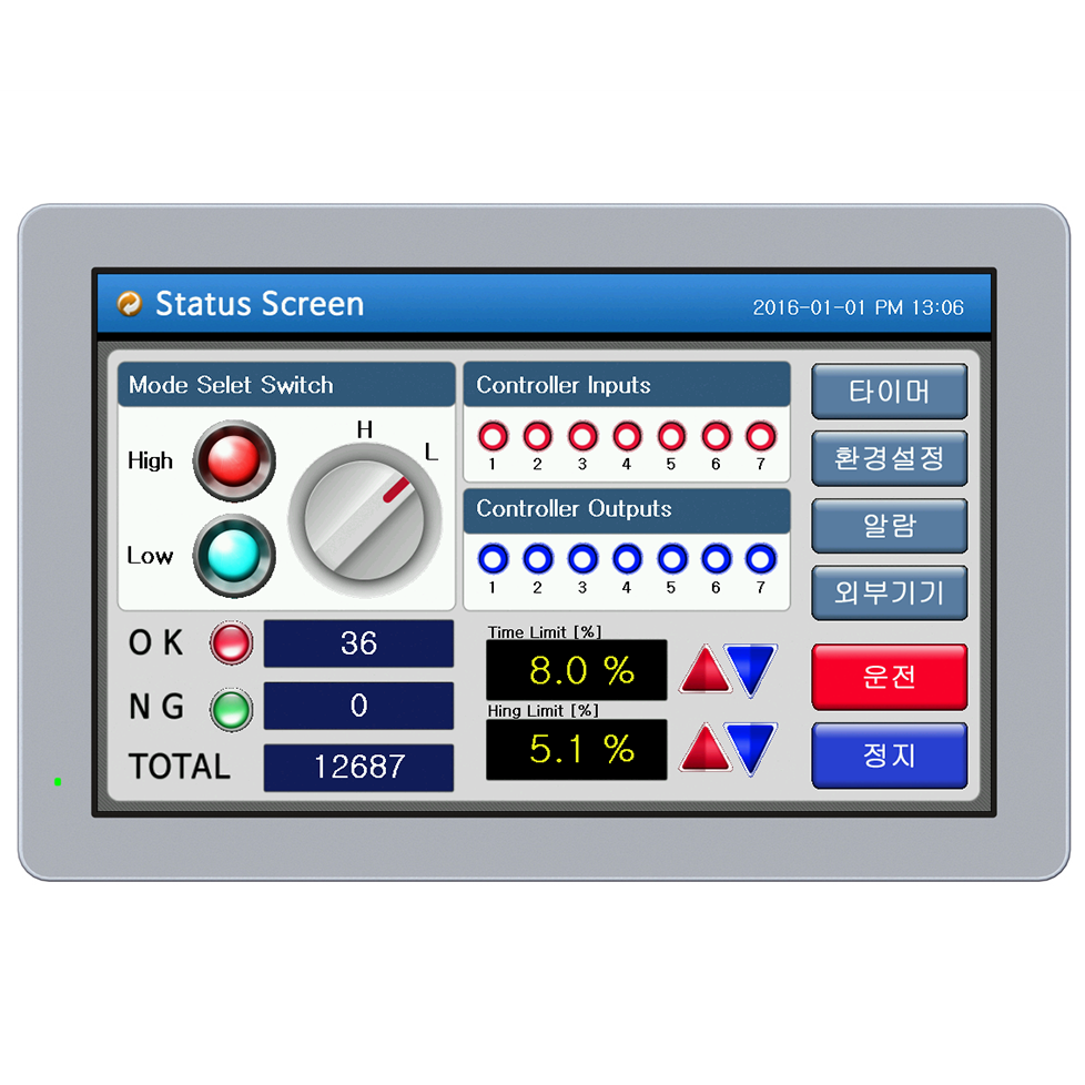 CHA-102WR (HMI 휴먼 머신 인터페이스)