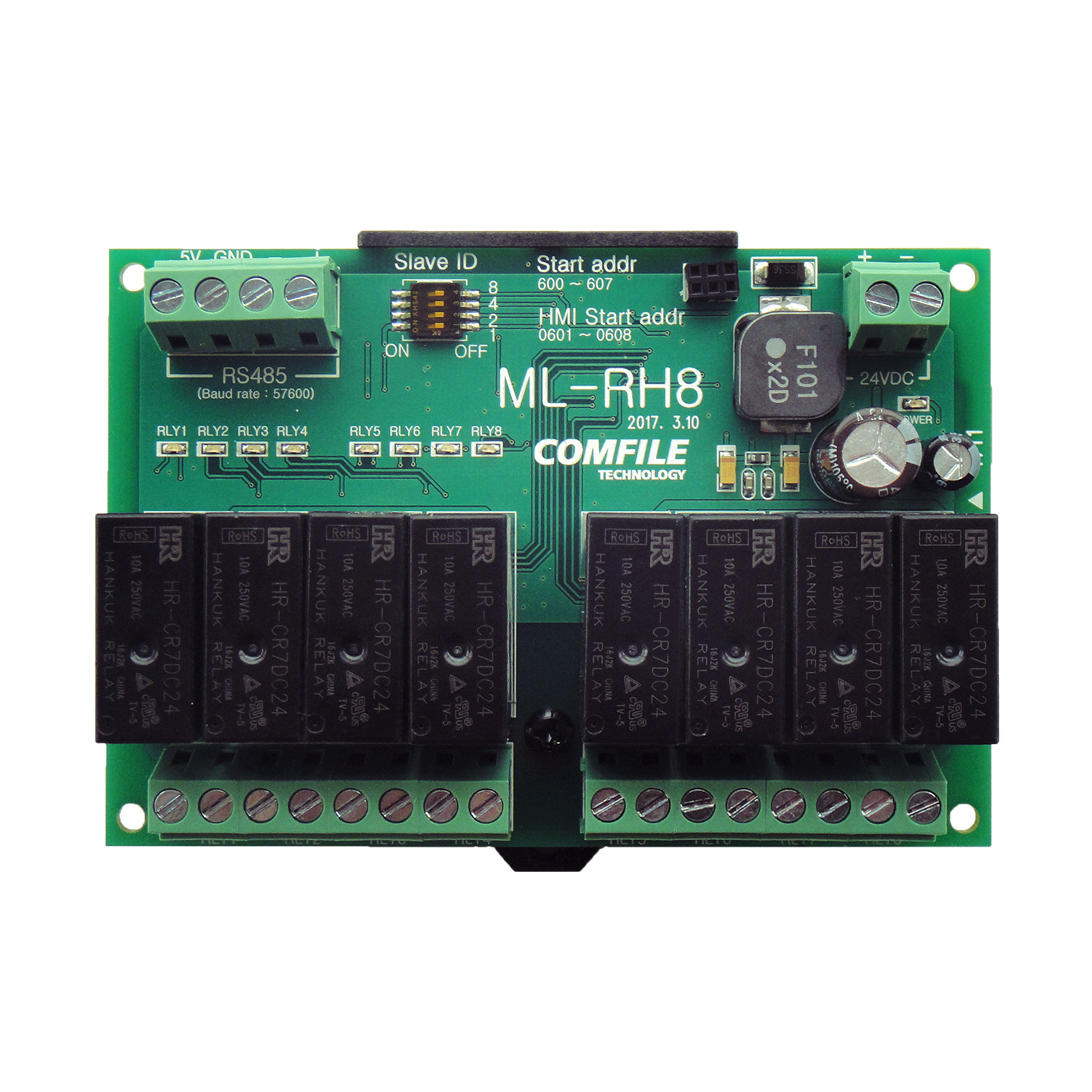 ML-RH8 (리모트 Relay, MODBUS-RTU)