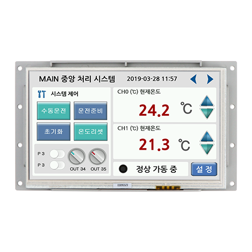 CHC-070PR (HMI/휴먼 머신 인터페이스/MMI/터치 스크린)