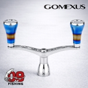 고멕서스 갤럭시 스피닝더블핸들 98mm 실버(시마노)