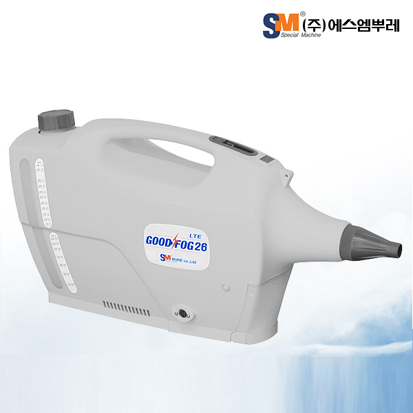 에스엠뿌레 무선 방역소독기 방역기 굿포그 26 LTE (회색)