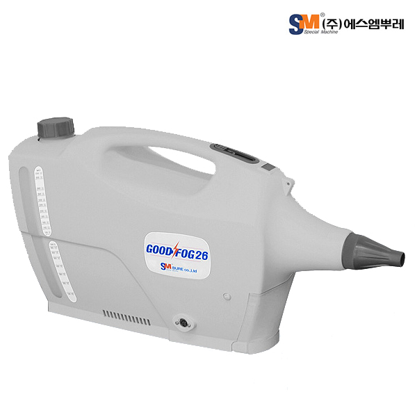 에스엠뿌레 무선 방역소독기 방역기 굿포그 26 압축분무기 초미립자