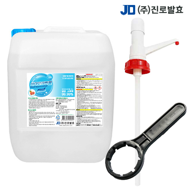 크린콜 살균소독제 바이오크린콜 20L+펌프+오프너