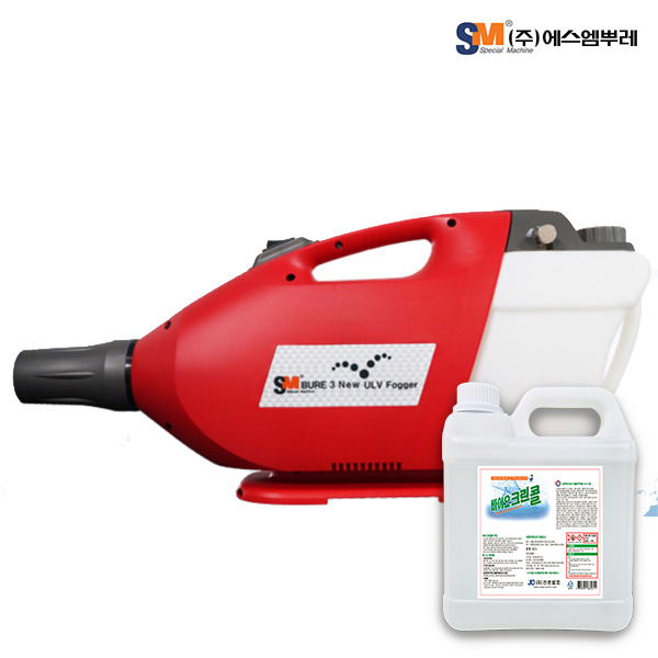 에스엠뿌레 뿌레3NEW 유선 방역기+살균소독제4.2L
