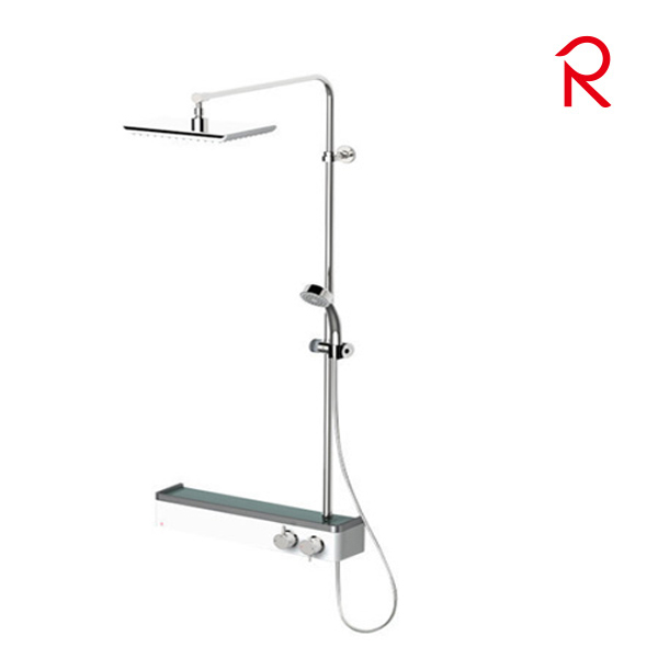 로얄앤컴퍼니 선반형 선반샤워 핸드 레인 RBS771 사각 해바라기 수전