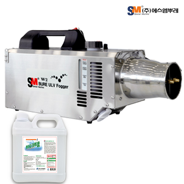 에스엠뿌레 뿌레W2 무선 방역기+살균소독제 4.2L