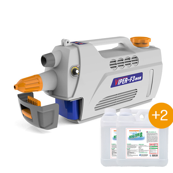 무선 방역기 바이퍼F3 소독 바이퍼젯 살균소독수4.2L 2통