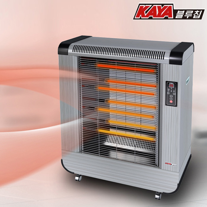 가야 카본 전기히터 5KW 원적외선 KYE-5000 송풍 팬 온풍 난로