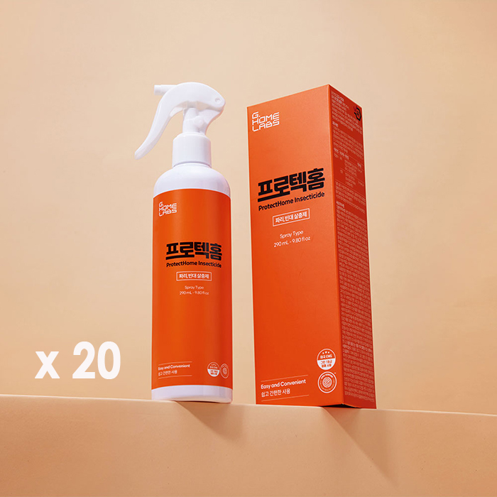국보싸이언스 빈대 초파리 약 프로텍홈 디노테퓨란 살충제 퇴치제 290mlx20개 환경부인증