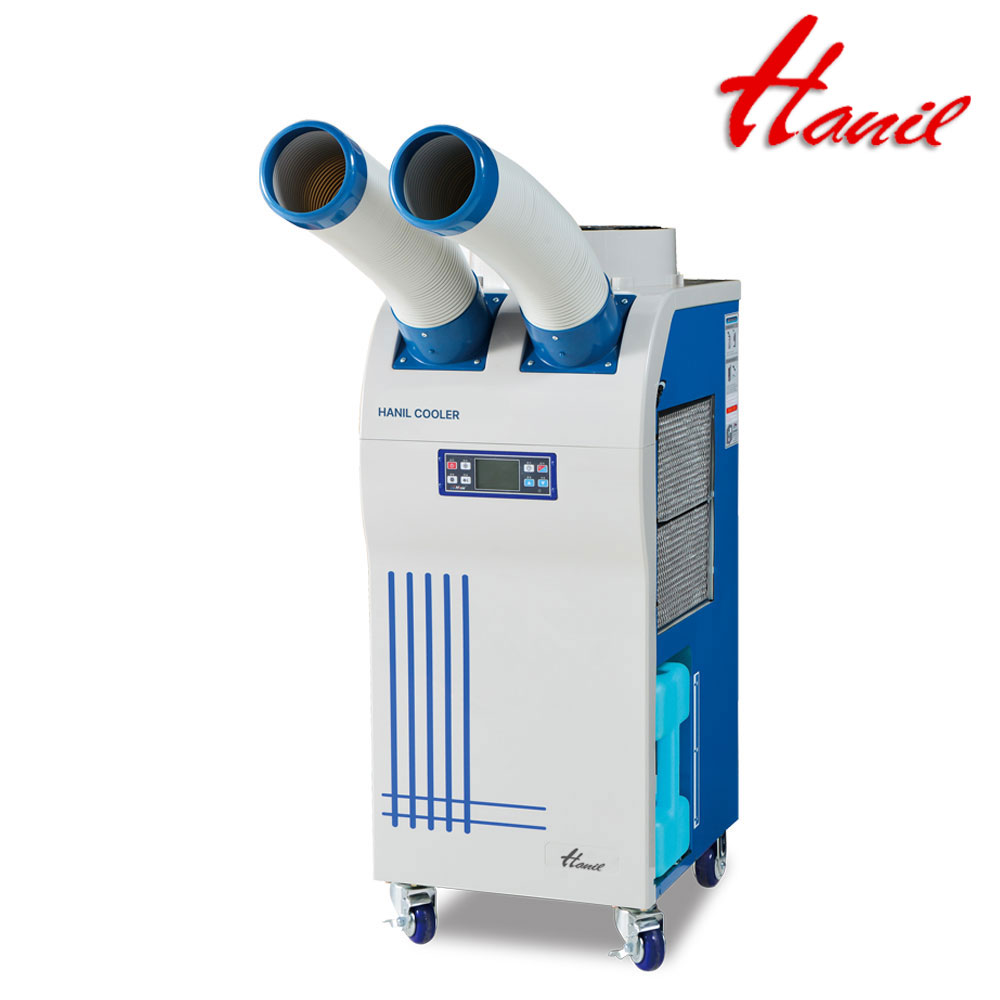 한일 이동식에어컨 산업용 코끼리 일체형 HPA-14000SW 2구