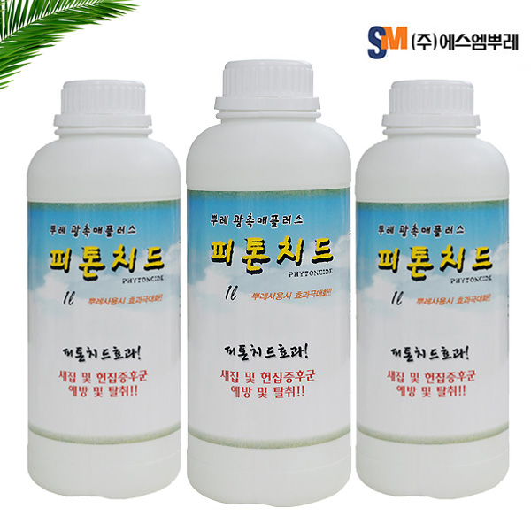 에스엠뿌레 광촉매플러스 피톤치드 1LX12개 새집증후군예방