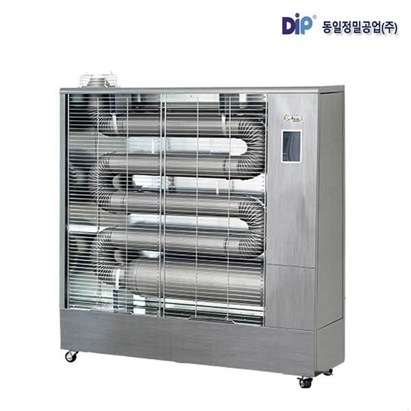 동일정밀 타이거킹 온풍팬 TKH-190FSD 50형 원적외선 튜브 히터 리모컨 난로 등유 석유 현장 공장 가정 업소용