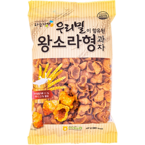 [하늘가애] 함양농협 우리밀왕소라형과자 200g
