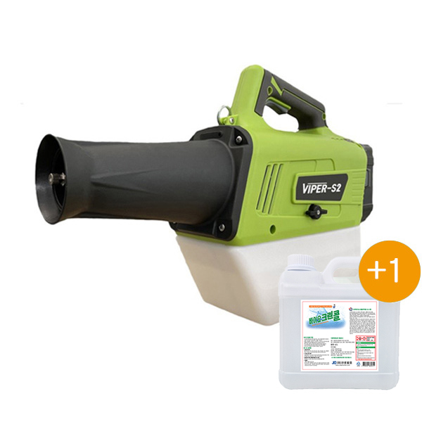 바이퍼S2 무선 방역기 소독 바이퍼젯+살균소독제4.2L 1통