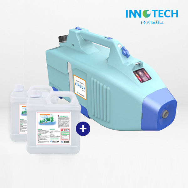 이노테크 무선 방역 바이러건+살균소독제 4.2L 2통