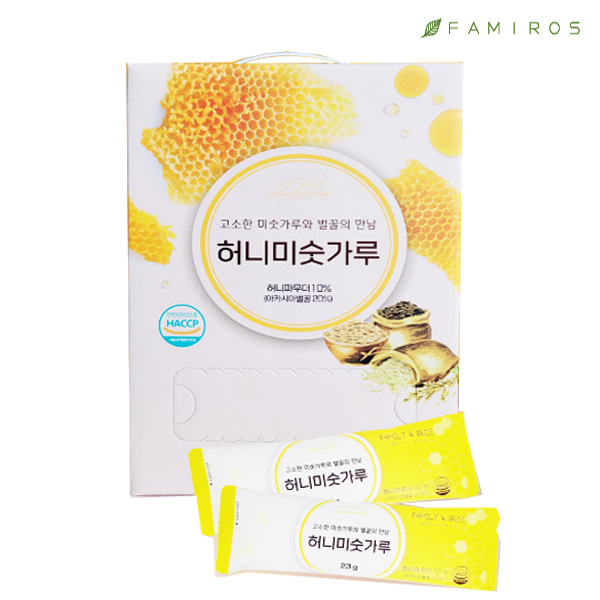 패미로스 허니 미숫가루 스틱 30포 690g 20곡 국내산 벌꿀