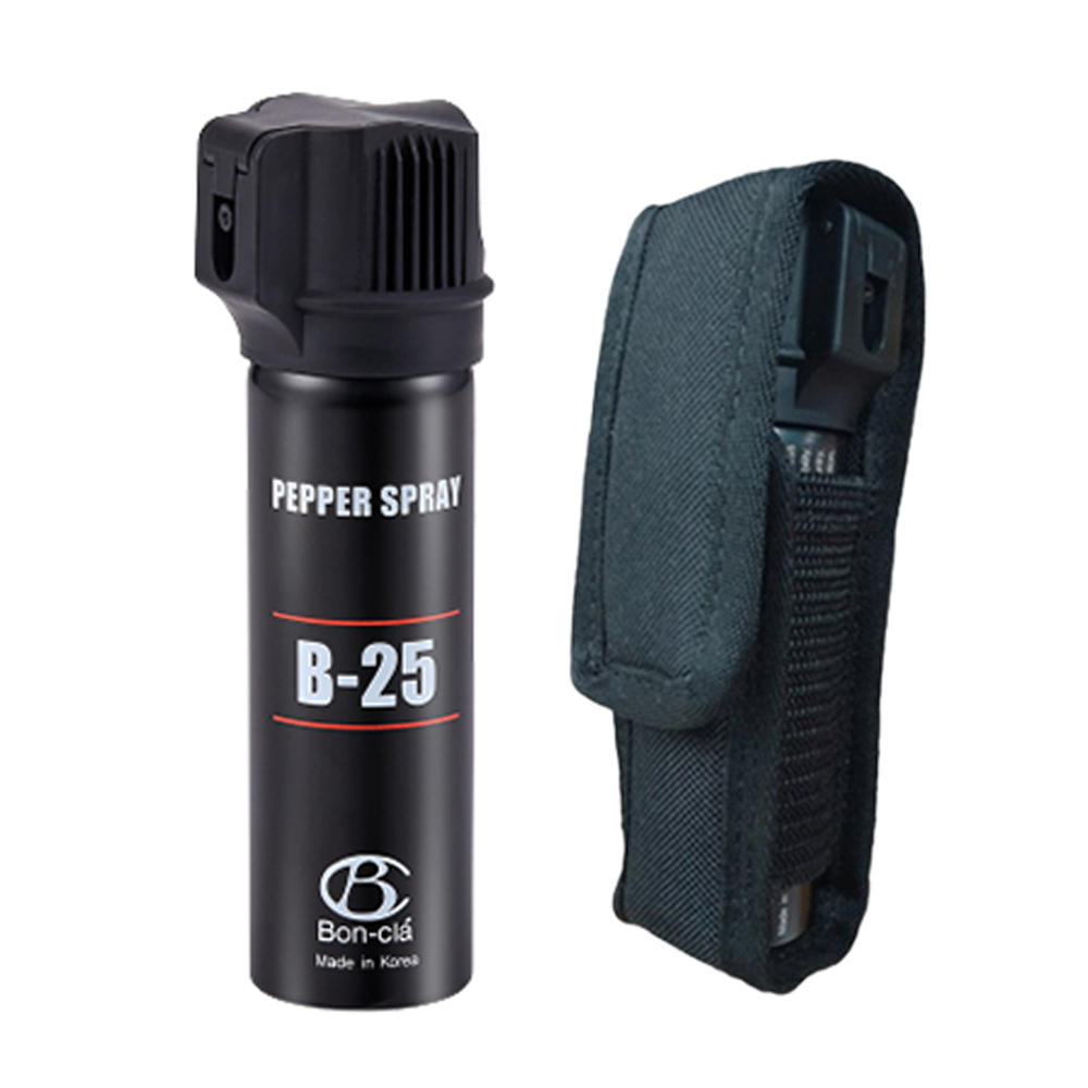 호신용스프레이 경호용품 후추 페퍼 본끌레 B-25 호신용품 파우치포함