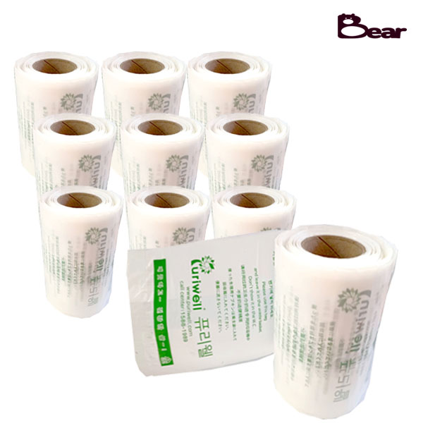 수거함 위생 봉투 비닐 화장실 일회용 10롤 생리대 매직타임 퓨리웰