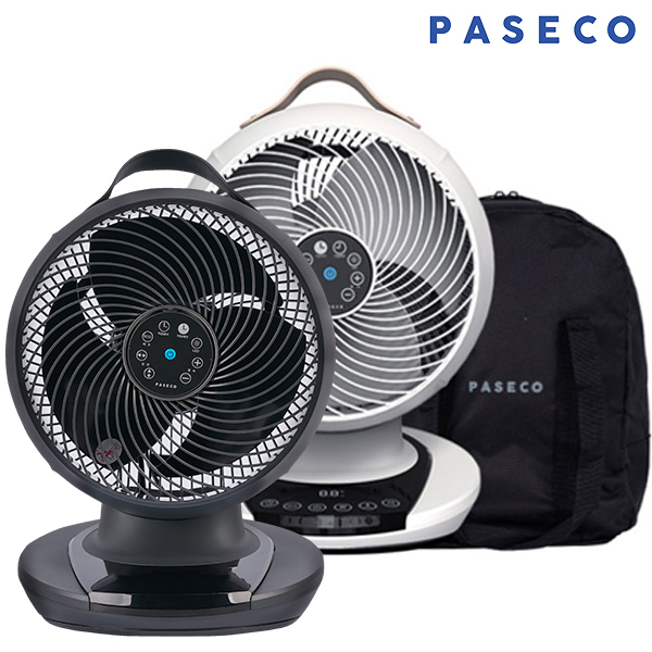 파세코 탁상용 써큘레이터 10인치 PCF-H50000 화이트+블랙그레이 저소음 리모컨 BLDC모터 에어컨 바닥
