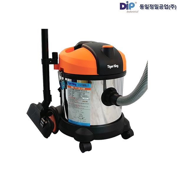 동일정밀 타이거킹 건식 습식 불어내기 3in1 대용량 업소용 청소기 20L TKVC-20D 사무실 가정 차량 공업소