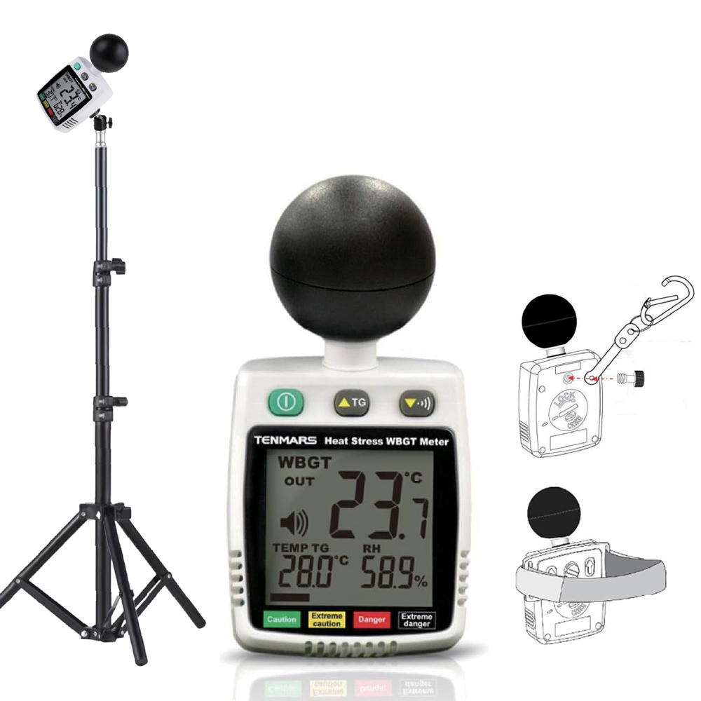 넥스트세이프 온열지수측정기 WBGT TM288_ST 휴대용세트