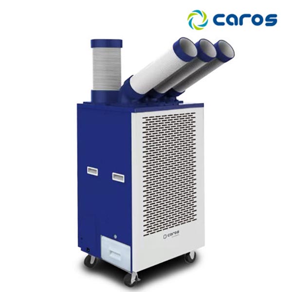 캐로스 실외기없는 산업용 이동식 에어컨 3구 CPC-F5800B 업소용 주방 물류창고 식당