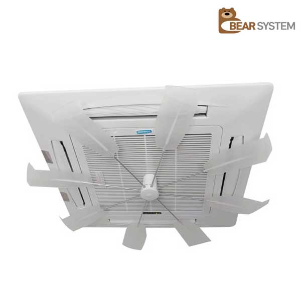 베어시스템 공기순환팬 BS-S100 시스템 에어컨바람막이 무동력팬