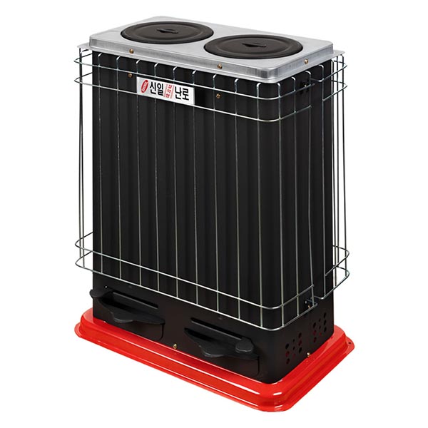 신일금속 연탄난로 2구 6탄 15형 SL-26