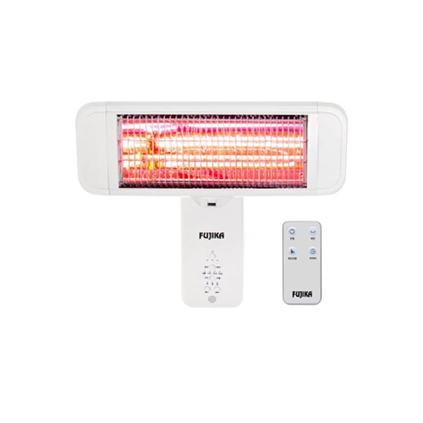 후지카 근적외선 벽걸이 전기히터 FU-4881 아이보리 각도조절 가정용 사무실
