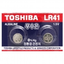 도시바 LR41 알카라인 건전지 (2알)